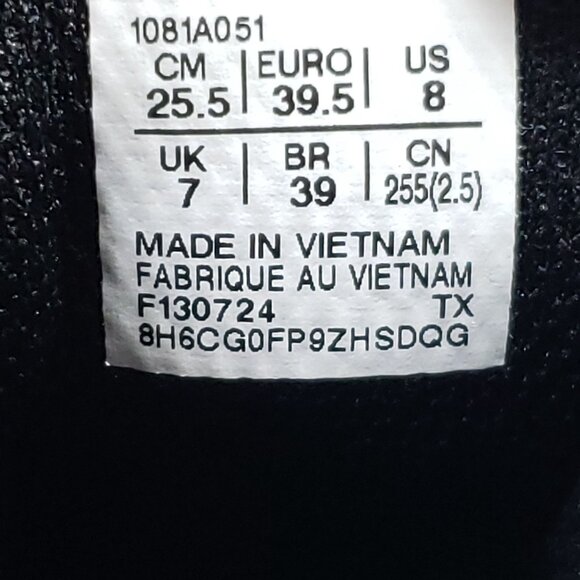 Asics Mens Size 8 Matflex 6 Wrestling Shoes Black/White Lightweight & Durable - Picture 9 of 9